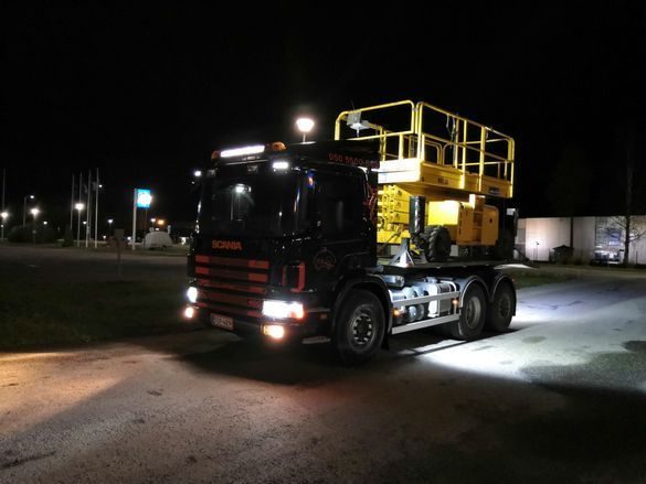 Maanrakennustyömaa Kauhajoella