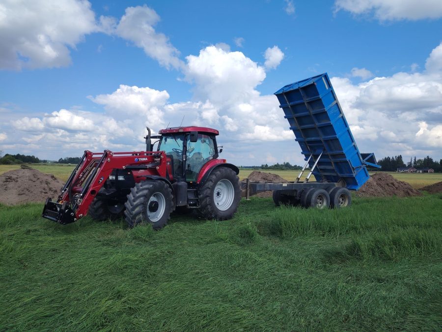 Maanrakennustyömaa Kauhajoki